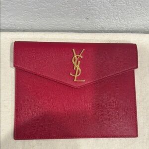 YSL Red Envelope Clutch